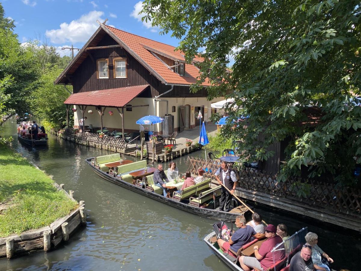 Pension Unter Der 250 Jaehrigen Eiche - Lehde Zentrum Kaupen Esterno foto